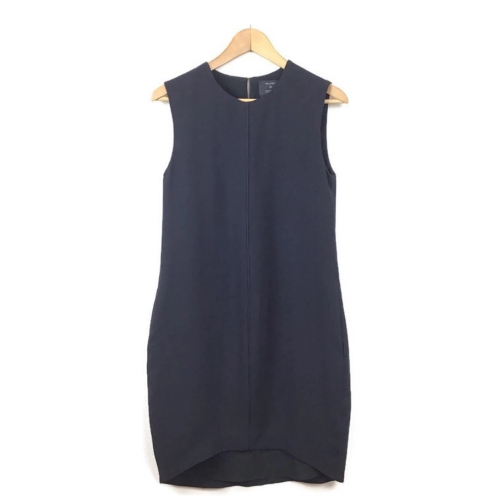 Hellessy Dress Silk Shift Asymmetrical